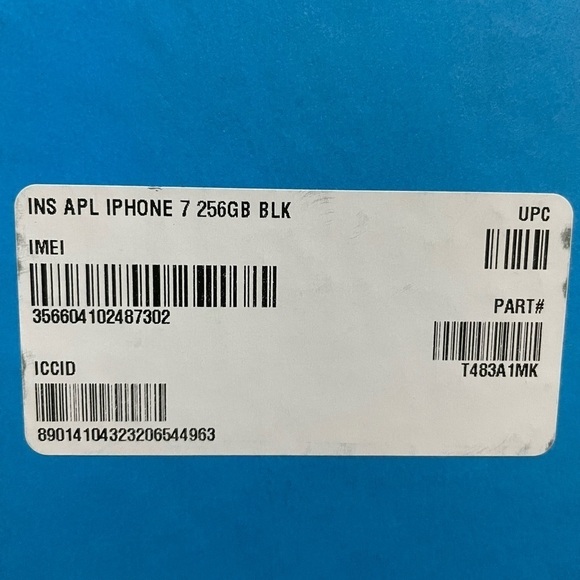 Apple iPhone 7 256GB Black color - Picture 2 of 4